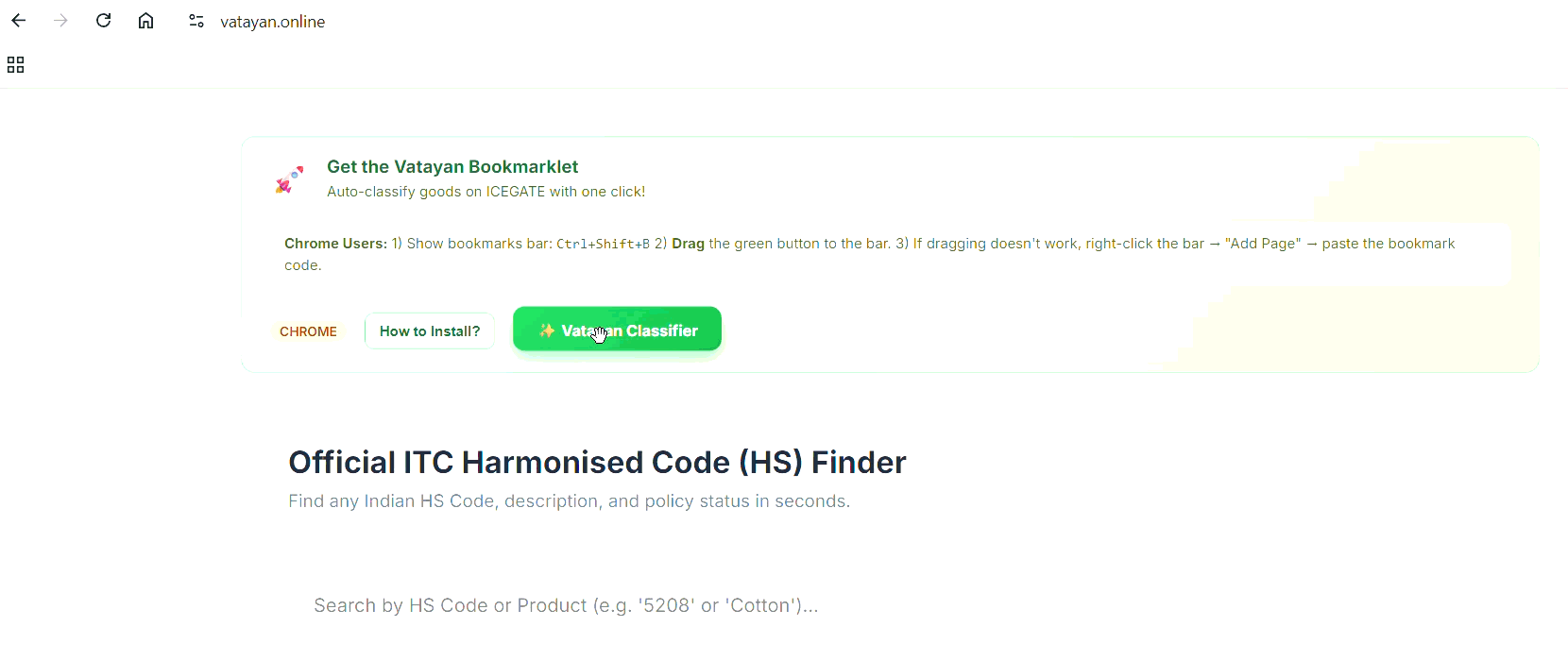 Drag and Drop Installation